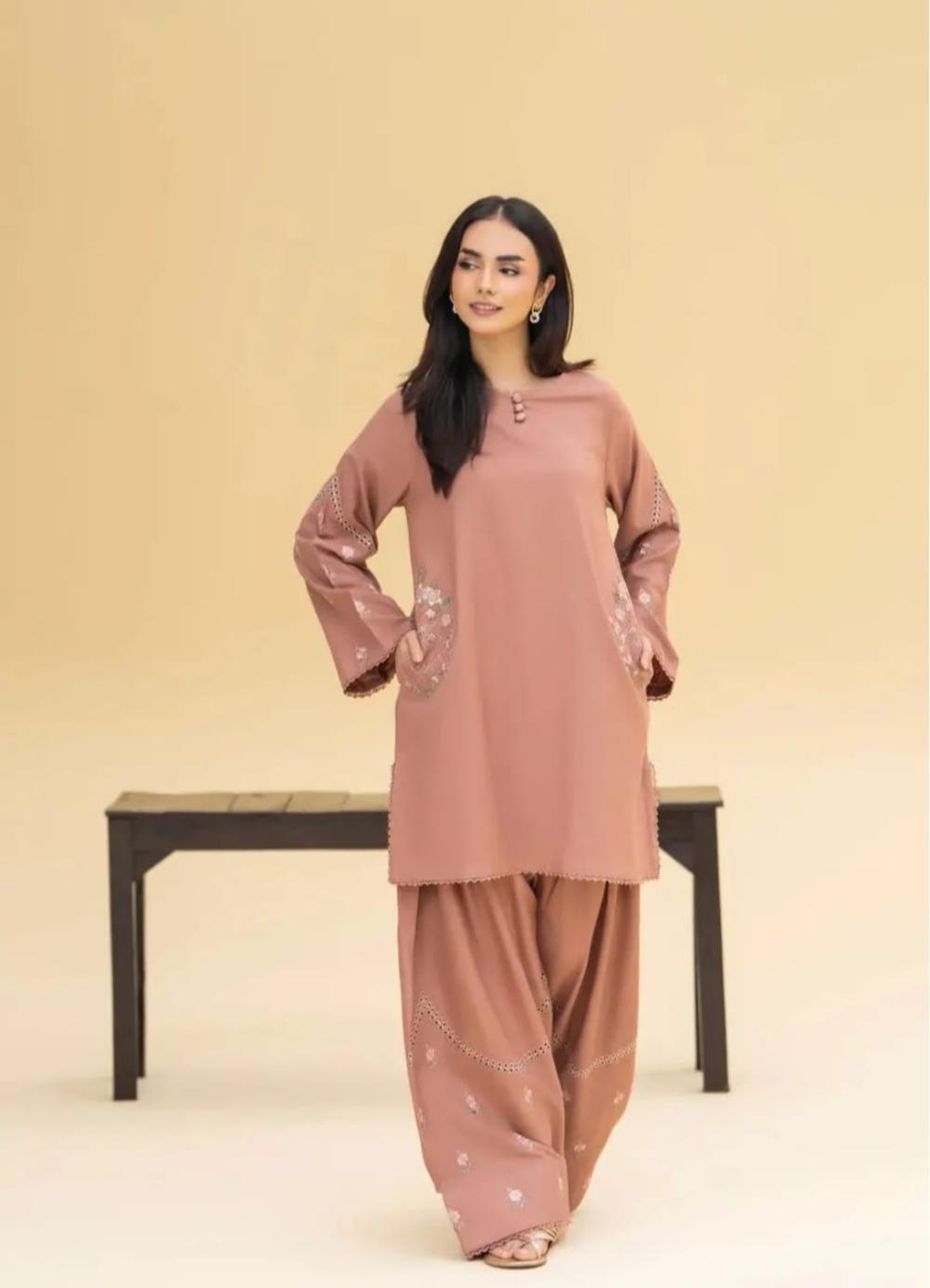 Huria peach 2 Pc Eid collection - thumbnail 2