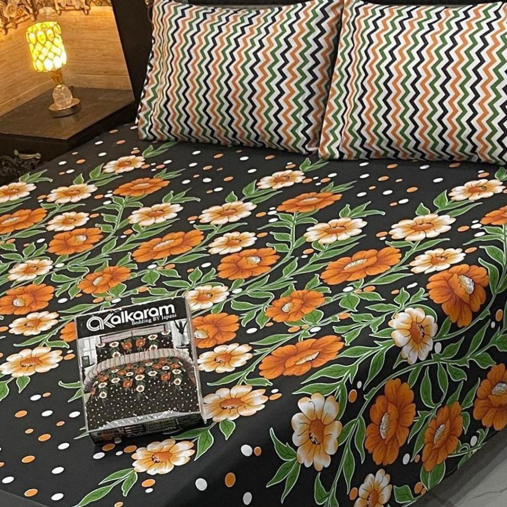 Cotton Mix Bedsheets 3pc - thumbnail 8