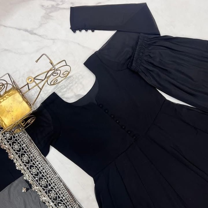 Noor e mahfil 3PCS  With ORGANZA DUPATTA - thumbnail 7