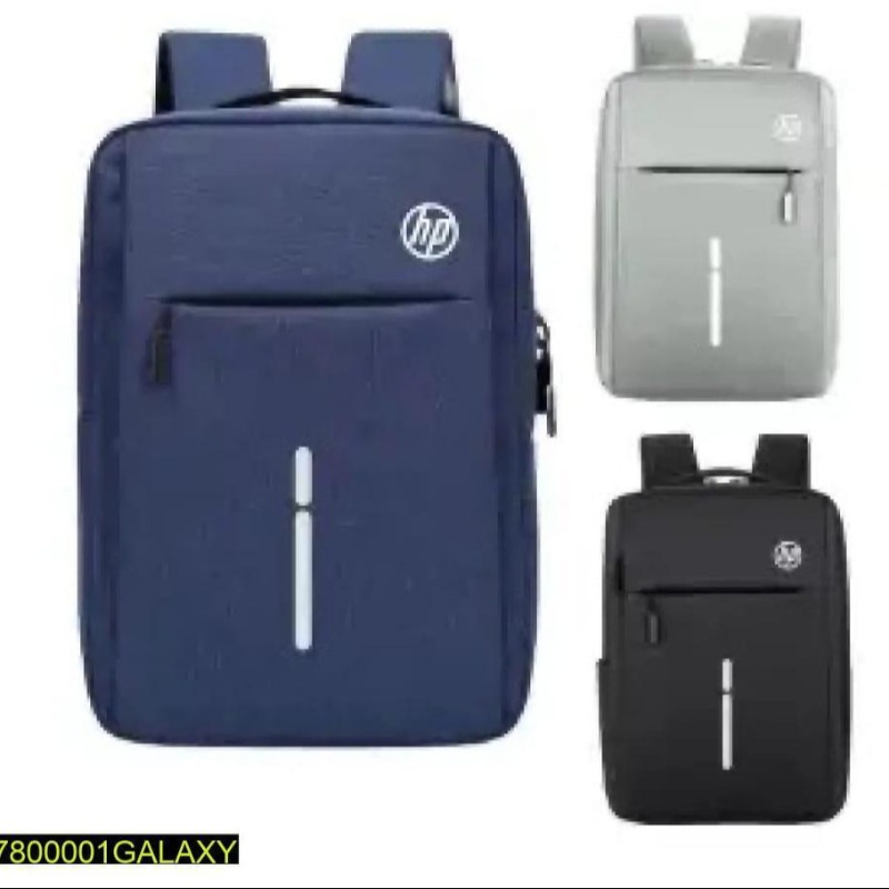 Black Laptop Backpack 15" Nylon Durable - thumbnail 2