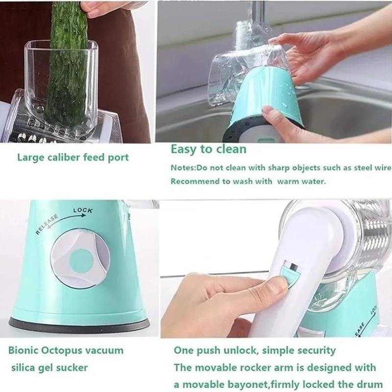 Compact Vegetable Cutter - Easy to Clean and Maintain, 1 Pc - thumbnail 2