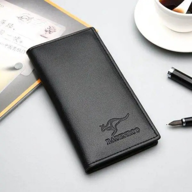 Breast Pocket Leather Wallet Men's Leather Wallet - thumbnail 3