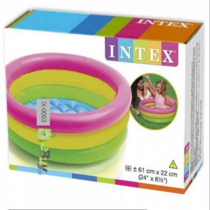 Intex Rainbow Baby Pool 2ft Deep 8.5" - thumbnail 2