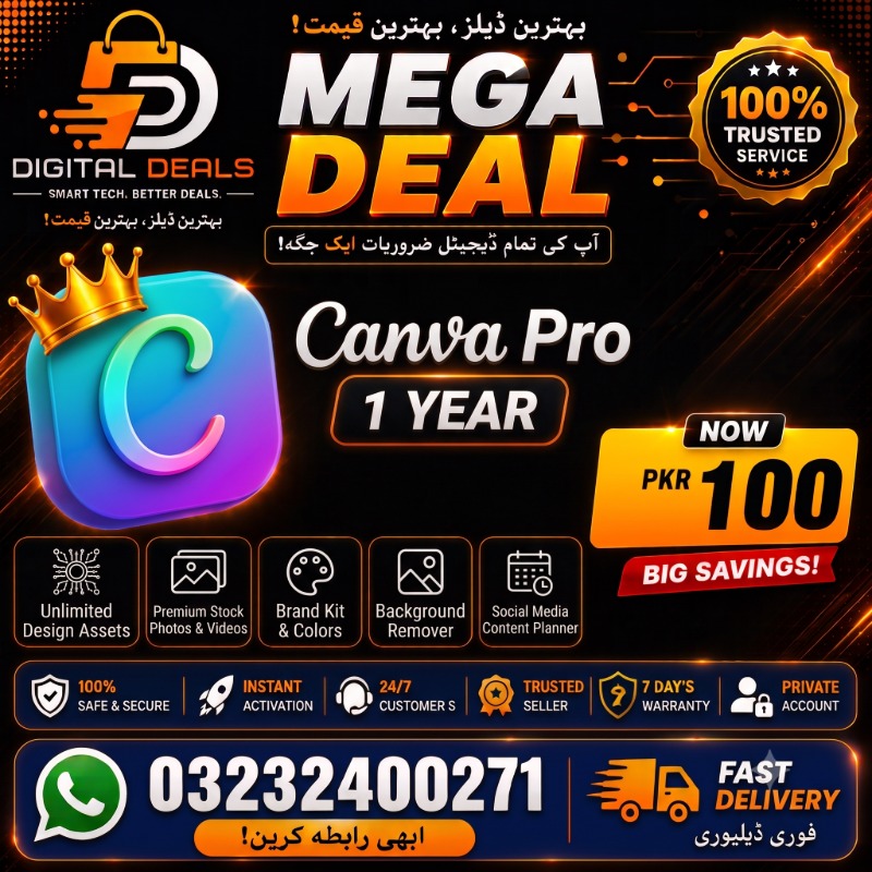 Canva Pro (1 Year Gurantee) - thumbnail 2