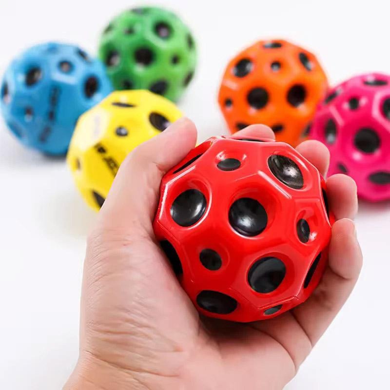High Bounce Space Ball for Kids Multicolor Rubber