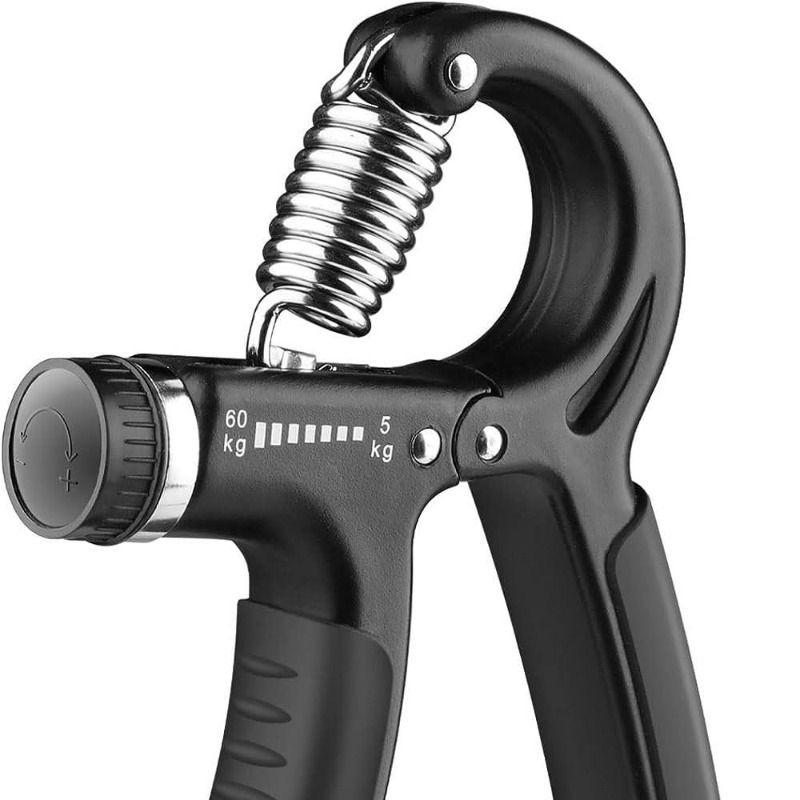 Adjustable Black Hand Gripper 5kg-60kg ABS