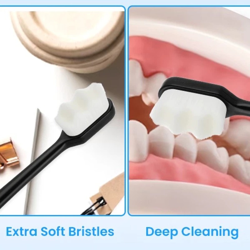 Soft Bristle Toothbrush With 10000 Micro Nano Bristles - Extra Soft - thumbnail 7