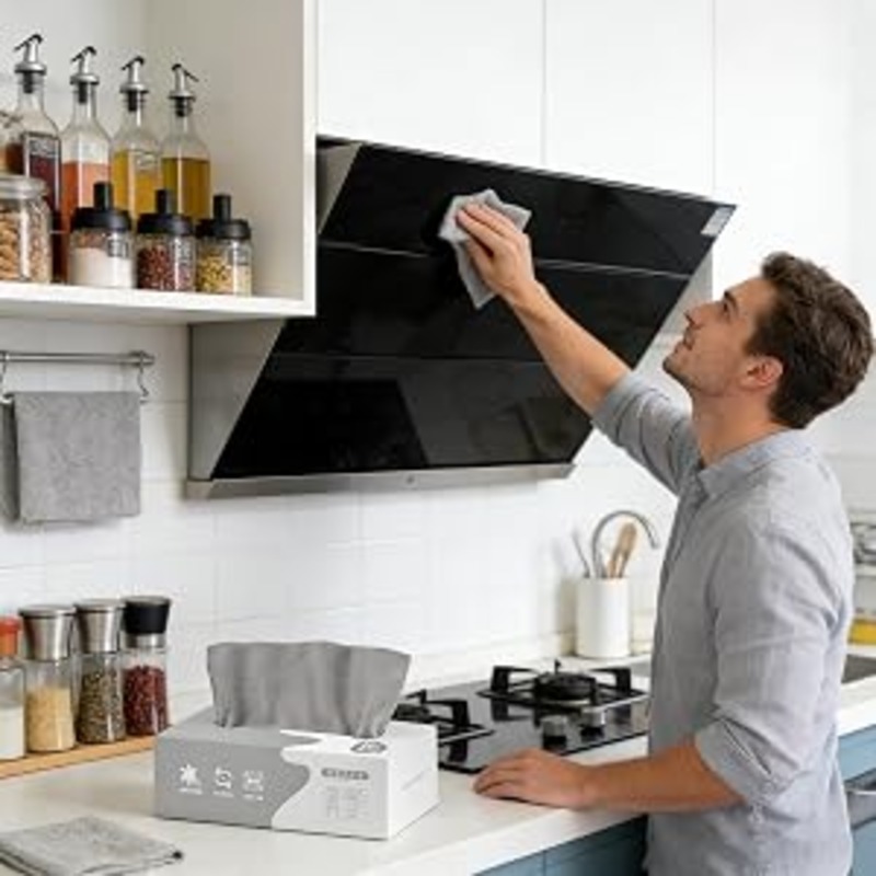 20Pcs Disposable Towel For Kitchen, Bathroom, Car Windows, Furniture, Dish Cleaning - thumbnail 2