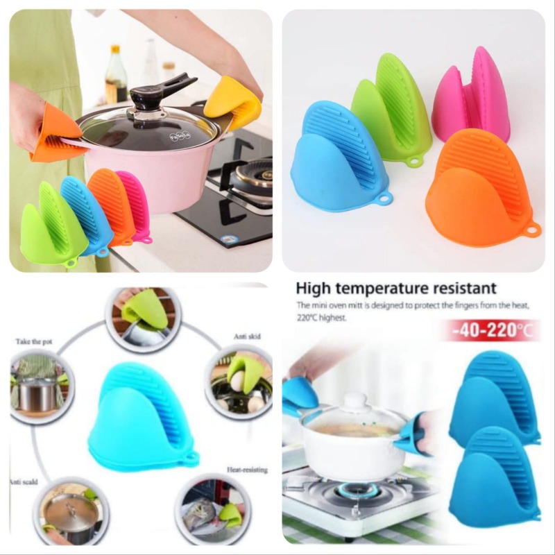Silicone Heat Resistant Gloves/pot holder - thumbnail 2