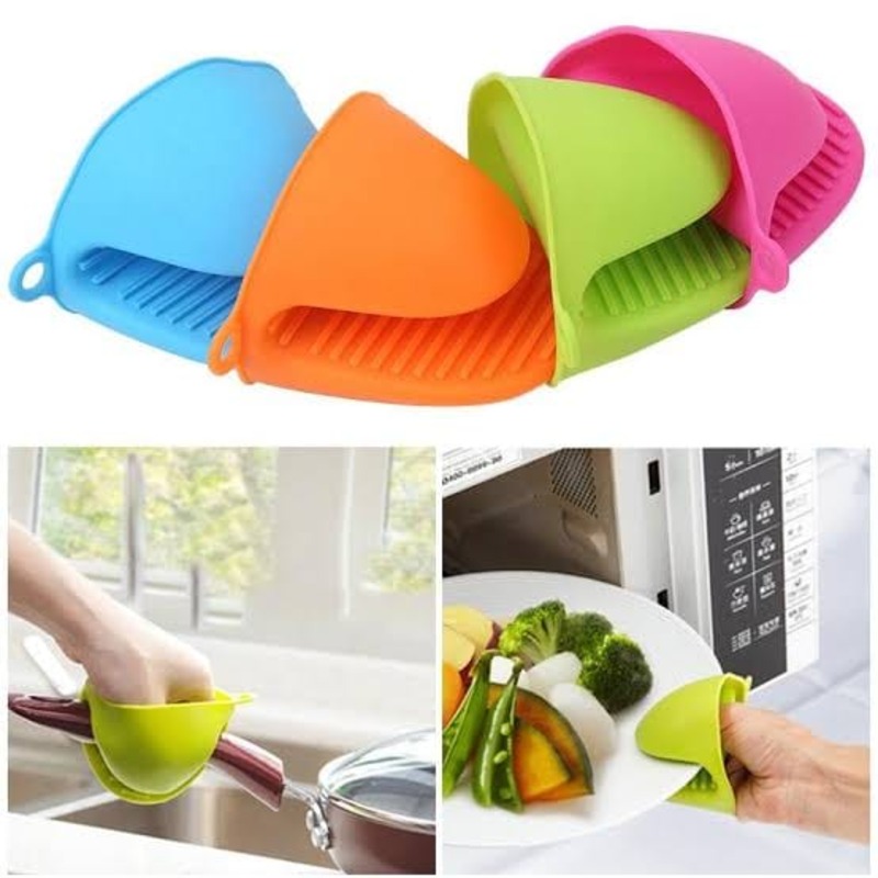 Silicone Heat Resistant Gloves/pot holder - thumbnail 3