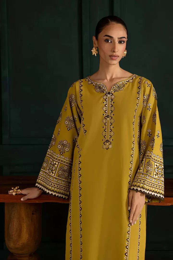 Kantha 2-Piece Embroidered Pima Lawn Suit - thumbnail 2