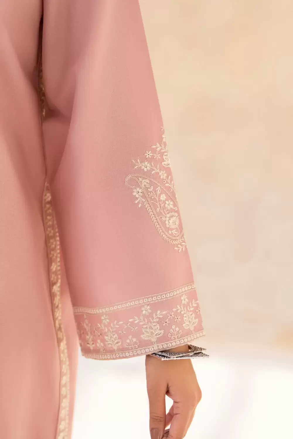 Nayra Blush 3-Piece Embroidered Lawn Suit - thumbnail 7