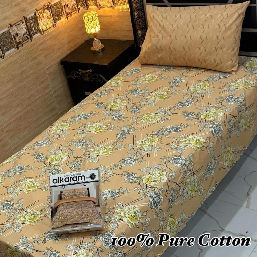 100% Pure Cotton Bedsheet 😍 4 Piece Set - thumbnail 7