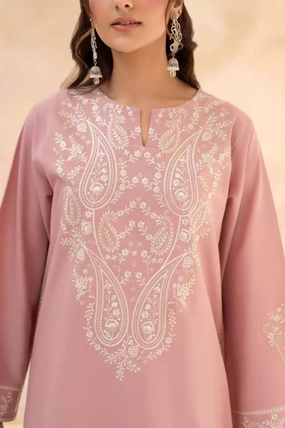 Nayra Blush 3-Piece Embroidered Lawn Suit - thumbnail 5