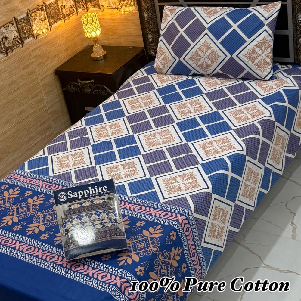 100% Pure Cotton Bedsheet 😍 4 Piece Set - thumbnail 6