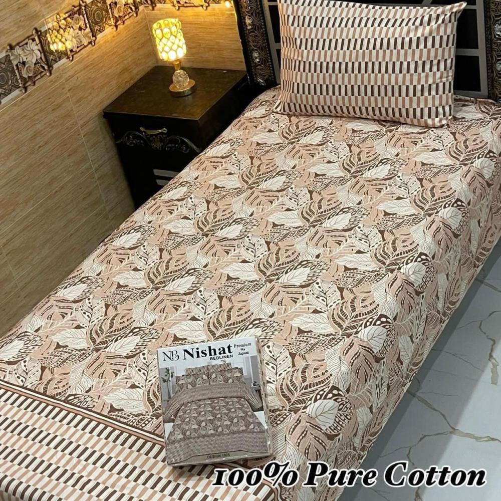 100% Pure Cotton Bedsheet 😍 4 Piece Set - thumbnail 3
