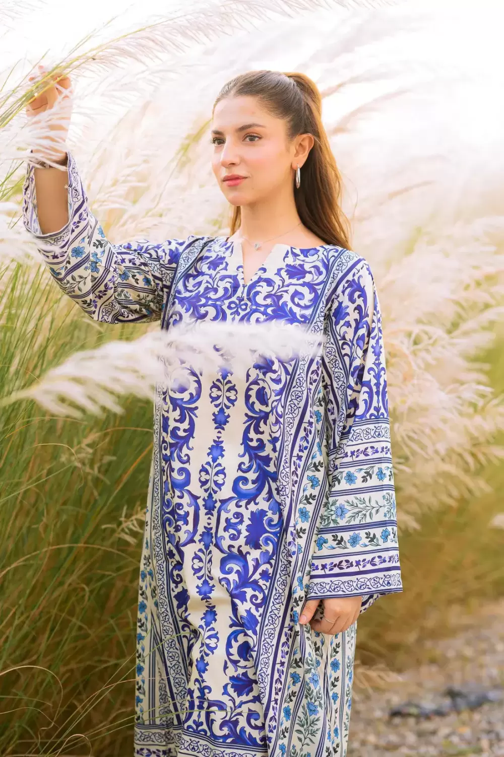 kaaftan 2 pc Eid collection - thumbnail 2