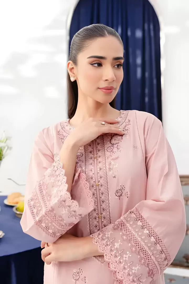 Asher 2-Piece Embroidered Pima Lawn Suit - thumbnail 3