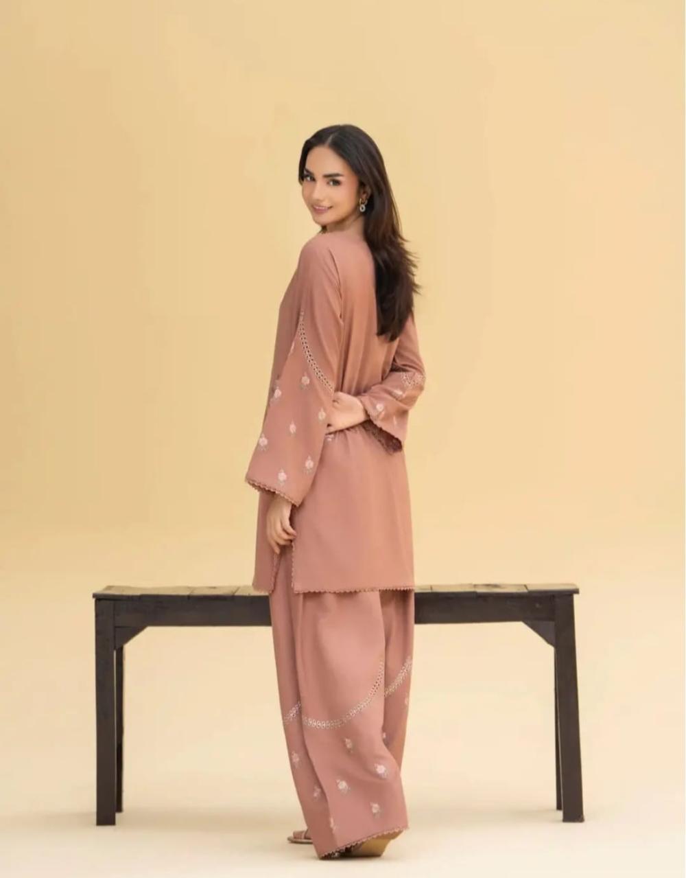 Huria peach 2 Pc Eid collection - thumbnail 6