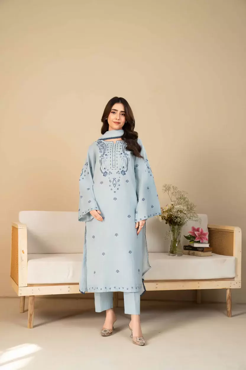 JANNAT 3-Piece Embroidered - thumbnail 2