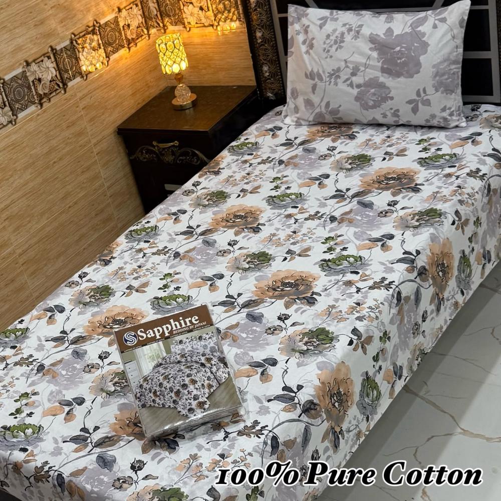 100% Pure Cotton Bedsheet 😍 4 Piece Set - thumbnail 4
