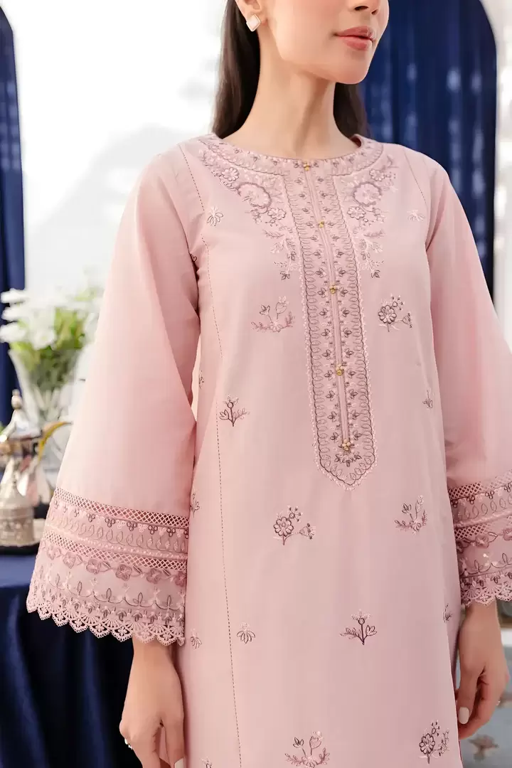 Asher 2-Piece Embroidered Pima Lawn Suit - thumbnail 4