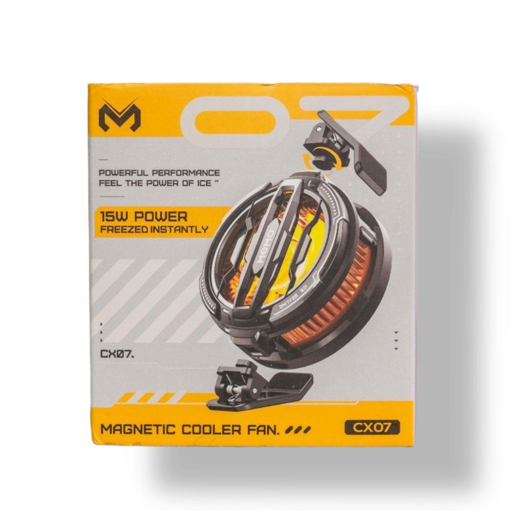 MEMO CX07 Magnetic Cooler Fan 15W Instant Heatdissipation Phone Cooler Semiconductor Heatsink Compatible with Mobile and Tab Cooling Fan for Gaming - thumbnail 2