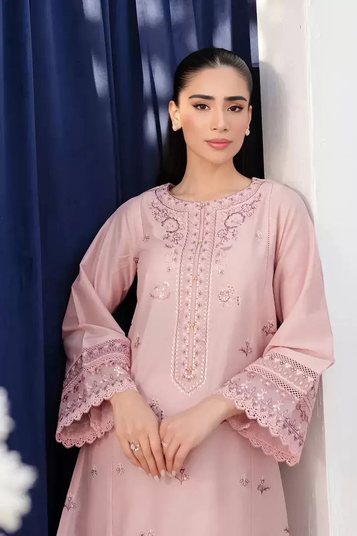 Asher 2-Piece Embroidered Pima Lawn Suit - thumbnail 5